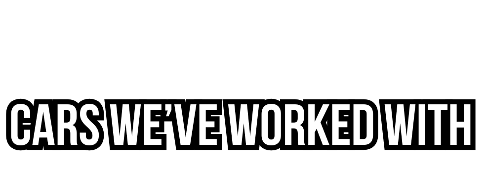 CARS we’ve worked with (1)